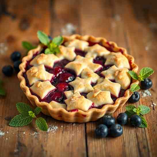 Best Berry Pie Recipe - Saskatoon Pie